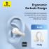 Baseus AirGo ENC AS01 Open Ear Clip on Wireless Earbuds for Sports up to 25 hours of playback - White